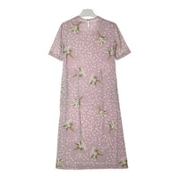 KANEKO ISAO カネコイサオ 花柄ロングワンピース パープル size- 瑞穂店