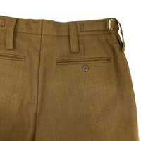 イギリス軍 TROUSERS MANS BARRACK DRESS No.2 ドレスパンツ ブラウン size84/80/96 瑞穂店