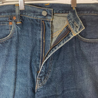 EVISU エヴィス カモメ ジップフライ UNIVERSALジップ 虎耳 デニムパンツ インディゴ size35 瑞穂店