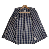 WTAPS ダブルタップス 16SS UNION S/S SHIRT コットン チェックシャツ 半袖 ネイビー 161GWDT-SHM08 Size M 福生店