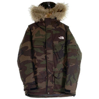 THE NORTH FACE ノースフェイス Novelty McMurdo Parka ノベルティ マクマードパーカ ファー ダウンジャケット カモフラージュ ND91410 Size M 福生店