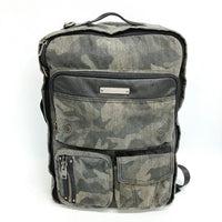 DIESEL ディーゼル D253150 カモフラ 2WAY ショルダーバッグ バックパック グレー size-※汚れ・ダメージ有 瑞穂店