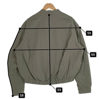 bastard バスタード リップストップ スタンドカラー ジップアップジャケット グリーン Size M 福生店