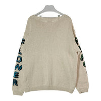 Mcmachan Woolen マクマーンウーレン ピースマークフラワー ニットセーター ライトベージュ size不明 瑞穂店