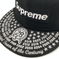 SUPREME シュプリーム 21AW Undisputed Box Logo New Era アンディスピューティド ボックスロゴ ニューエラ ベースボールキャップ ブラック Size 8 (63.5cm) 福生店