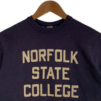 WAREHOUSE ウエアハウス NORFOLK STATE COLLEGE プリントTシャツ ネイビー Size M 福生店