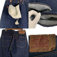 90's LEVI'S リーバイス 501 BIG E 復刻 テーパードデニムパンツ インディゴ バレンシア 93年 USA製 Size 31×36 福生店