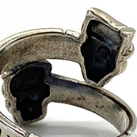 good vibrations グッドバイブレーションズ TWO FACE トゥーフェイス シルバーリング SV925 Size 17号 福生店