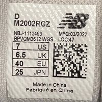 New Balance ニューバランス M2002RGZ ローカット スニーカー グリーン×ブラック size25cm 瑞穂店