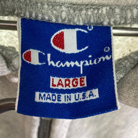 Champion チャンピオン 青刺繍タグ USA製 リバースウィーブ ARMY ワッペン フルジップパーカー グレー sizeL 瑞穂店