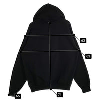 Los Angeles apparel ロサンゼルスアパレル 14oz プルオーバースウェットパーカー ヘビーウェイト ブラック Size XL 福生店