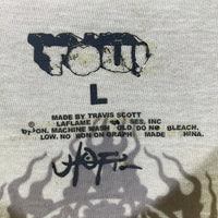 Travis Scott トラヴィス スコット CURCUS MAXIMUMS WORLD TOUR Tee サーカス マキシマム ワールド ツアー ユートピアの一夜 半袖 Tシャツ 日本限定 ホワイト Size L 福生店