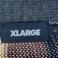 XLARGE エクストララージ STRIPE KNIT CARDIGAN ストライプ ニットカーディガン ジップアップ 101224015003 Size L 福生店