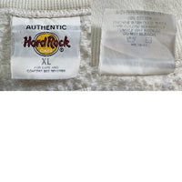 80-90's Hard Rock Cafe ハードロックカフェ プリント スウェットクルーネックトレーナー ホワイト Size XL 福生店