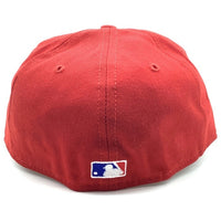 90's New Era ニューエラ MLB ニューヨーク・ヤンキース 59FIFTY ベースボールキャップ レッド ウール USA製 赤刺繡 Size 7 1/8 (56.8cm) 福生店