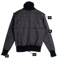 Mattson's マットソンズ FLEECE BOA HALF ZIP RACING JERSEY 裏ボア フリース ハーフジップ レーシング ジャージー スウェット ブラック チャコール Size M 福生店