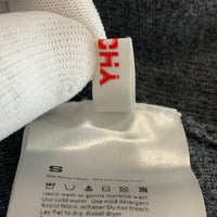 YHONE ウール アクリル ニットカーディガン チャコールグレー Size S 福生店