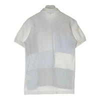 COMME des GARCONS HOMME コムデギャルソンオム ストライプ パッチワーク 半袖ポロシャツ ホワイト sizeS 瑞穂店