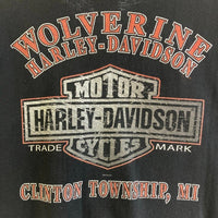 HARLEY DAVIDSON ハーレーダビッドソン スウェット トレーナー プリント ブラック Size L 瑞穂店