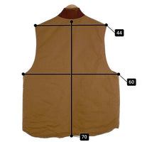 Carhartt カーハート Duck Vest ダックベスト ブラウン V01-BRN メキシコ製 0120 Size L 福生店