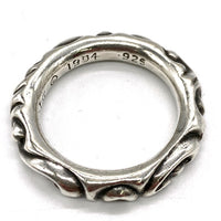Chrome Hearts クロムハーツ(原本無) SCRL BAND スクロール バンド リング SV925 約11.4g Size24号 瑞穂店