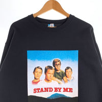 WACKO MARIA ワコマリア STAND BY ME SWEATSHIRT スタンドバイミープリント クルーネックスウェットトレーナー ブラック SBM-WM-SS01 Size L 福生店