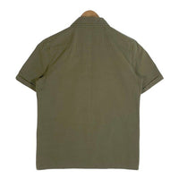 WACKO MARIA ワコマリア ミリタリーシャツ 半袖 オリーブ チェーン刺繡 ワッペン Size S 福生店