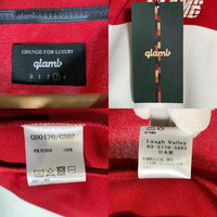glamb グラム Swing jersey tops スイングジャージートップス トラックジャケット レッド GB0120/CS02 Size 3 福生店