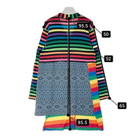 COMME des GARCONS HOMME PLUS コムデギャルソンオムプリュス PF-T006 AD2020 ボーダー 切り替え ロングカーディガン ブラック sizeS 瑞穂店