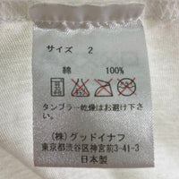 GOODENOUGH グッドイナフ ロゴプリント Tシャツ ホワイト size2 瑞穂店
