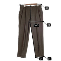 Brooks Brothers ブルックスブラザーズ ウール 2タック スラックス パンツ ダークブラウン Size 35 福生店