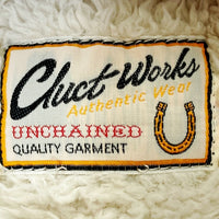 CLUCT WORKS クラクトワークス 裏ボア コーチジャケット ネイビー size-※サイズタグ・品質タグなし・袖シミあり 瑞穂店