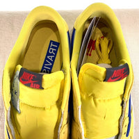 WMNS AIR JORDAN 1 LOW OG SP ウィメンズ エアジョーダン1ロー Travis Scott トラヴィススコット Canary カナリー DZ4137-700 Size 28cm 福生店