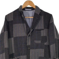 BEAMS+ ビームスプラス ウール ナイロン 3B テーラードジャケット グレー 19F-BP020 Size M 福生店