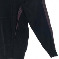 Needles ニードルズ Track Hoody トラックフーディ ベロア プルオーバーパーカー ブラック J0228 Size L 福生店