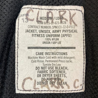 US ARMY アメリカ陸軍 APFU フィジカル フィットネス ユニフォーム ブラック sizeM-L 瑞穂店