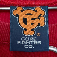 COREFIGHTER コアファイター CF1 プリント スウェットトレーナー レッド sizeM 瑞穂店
