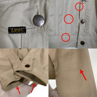 90`s Lee リー WESTERNER JACKET ウエスターナー トラッカージャケット アイボリー 0424 日本製 Size M 福生店