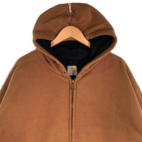 90's Carhartt カーハート スウェット フルジップ パーカー フーディー キャメル Size XXL相当 福生店