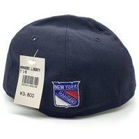 90's New Era ニューエラ NHL ニューヨーク・レンジャース RANGERS LIBERTY 59FIFTY ベースボールキャップ ネイビー ウール USA製 Size 7 1/8 (56.8cm) 福生店