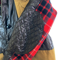 JUNYA WATANABE COMME des GARCONS MAN ジュンヤワタナベ コムデギャルソンマン WD-J046 AD2009 ナイロン 切替 ハンティングジャケット ブラウン sizeS 瑞穂店