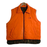 WINCHESTER ウィンチェスター リバーシブルベスト リアルツリー オレンジ 中綿 TREBARK Size XL 福生店