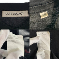 OUR LEGACY アワー レガシー 24SS SWING OF PENDULUM BOX T-SHIRT 半袖 Tシャツ ブラック Size 50 福生店