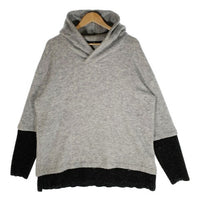 NO ID. ノーアイディー 20AW ビキューレラムパイルフェイクレイヤードBIGプルオーバーパーカ グレー Size F 福生店