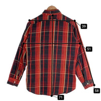 70's BIG YANK ビッグヤンク Plaid Flannel Shirt チェック フランネルシャツ レッド イエロー ブラウン Size S 福生店