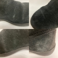 SalvatoreFerragamo サルバトーレフェラガモ スウェード ファー ブーツ ブラック size36 瑞穂店