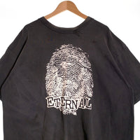 SAINT Mxxxxxxセントマイケル 24AW SS TEE CHOSEN ヴィンテージ加工 プリントTシャツ フェードブラック SM-YS1-0000-004 Size XL 福生店