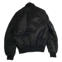 Acne Studios アクネステュディオズ 18SS MA-1 ナイロンフライトジャケット ボンバー ブラック MAKIO PSS18 22L176- Size 46 福生店