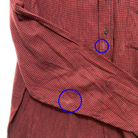 L.L.Bean エルエルビーン ボタンダウン ネルシャツ レッドxブラック sizeL 瑞穂店