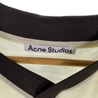 Acne Studios アクネステトゥディオズ SHORT-SLEEVED PIQUE/COLLA ピケカラー ポロシャツ ゲームシャツ アイボリー リヨセル BL0382 Size XS 福生店